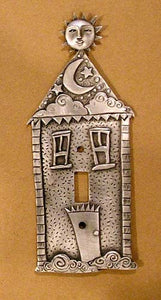 "Dream House" switchplate cover by Leandra Drumm (#84)