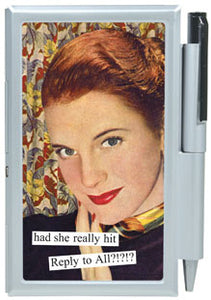 Anne Taintor Note Case - Reply to all?