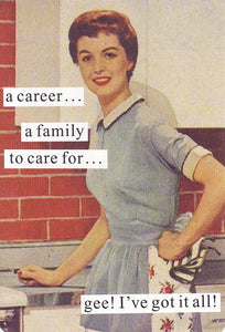 "a career..." ~card