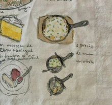 Cotton Tea Towel - Original Watercolor