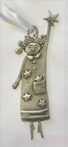 "Mopety May" Pewter Ornament by Leandra Drumm
