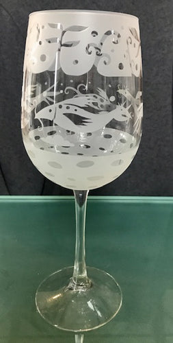 Leandra Drumm, Single Wine Glass 