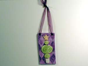 Handmade ornament Topiary with Star
