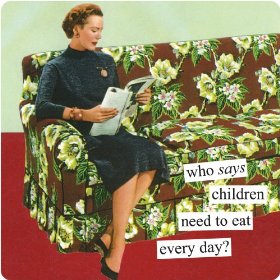 Anne Taintor magnet: who says