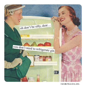 Anne Taintor magnet "refrigerate gin"