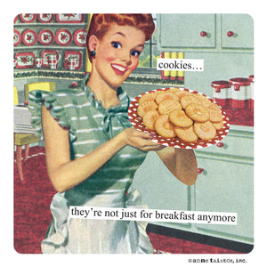 Anne Taintor Magnet, "not just for breakfast"
