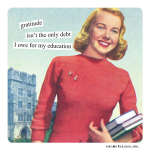 Anne Taintor Magnet, "gratitude"