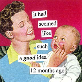 EARLY Anne Taintor magnet, good idea