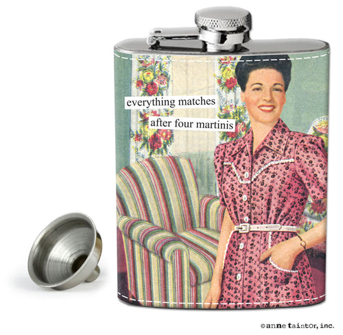 Anne Taintor Flask 