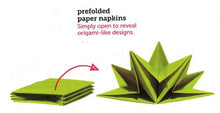 Fuchsia Fancy Fold Napkins