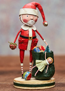 Lori Mitchell, "Santa and His Sack"