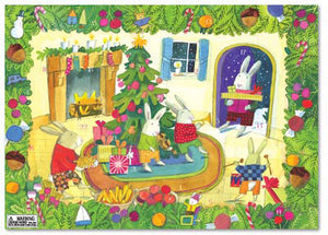 Christmas Advent Calendar!  Rabbits in the Den!