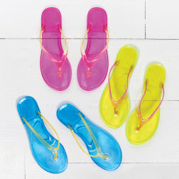 Shops jelly flip flops