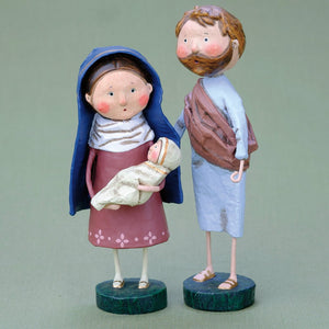 "Mother Mary" and "Joseph" by Lori Mitchell