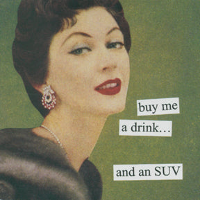 New Anne Taintor magnet, an SUV