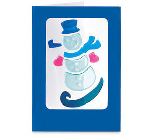 GelGems, 6 Holiday Cards (snowman)