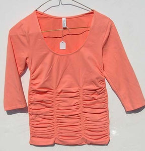 Last Tango Rouched Top - Coral