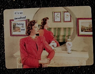 Anne Taintor Postcard with Magnet 