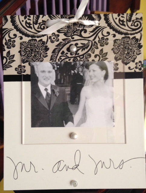 Wedding Frame- Mr. and Mrs.