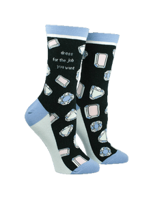 Anne Taintor Crew Socks ~ dress for the job you want