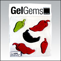 GelGems!  red and green Peppers!