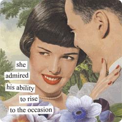 Anne Taintor magnet: to rise