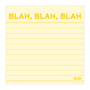 Sticky Notes "BLAH, BLAH, BLAH"