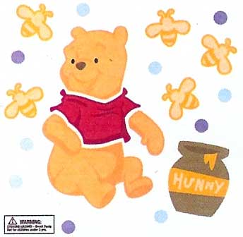 Large bag of Pooh sitting GelGems!