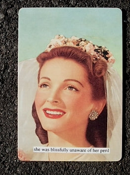 Anne Taintor Postcard with Magnet 