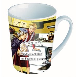 Anne Taintor Mug 'Facebook Picture'