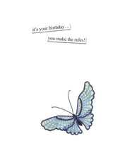 "my mascara ran..."~Birthday card