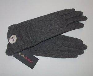 Echo "Ruched Gloves" ~ Grey