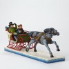Jim Shore "The Horse Knows The Way"-Victorian Couple In Sleigh Figurine