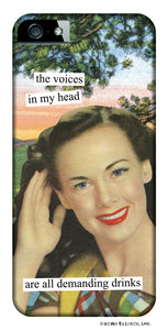 Anne Taintor Snap-On iPhone Case ~ Demanding Drinks ~ Compatible with iPhone 4/4S. 