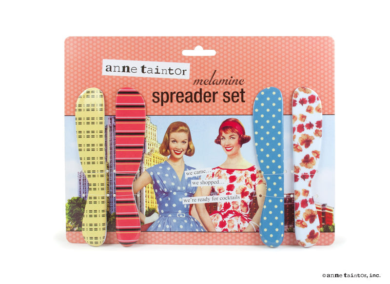 Anne Taintor Spreader Set ~ we're ready for cocktails