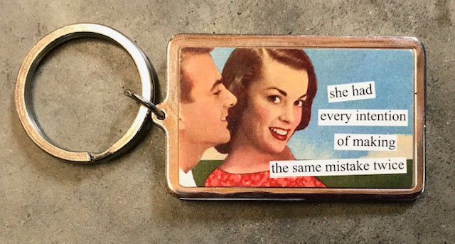 Anne Taintor Key Ring, same mistake