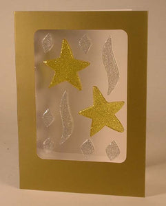GelGems Holiday Card (glitter stars)