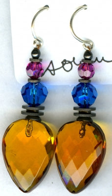 Owen Glass Earrings, #463