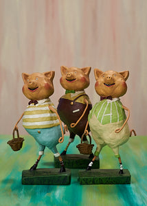 "Three Lil' Pigs" by Lori Mitchell