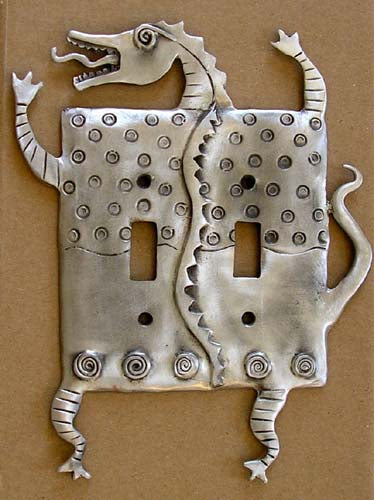 Dragon Double Switch Plate by Leandra Drumm (#9)