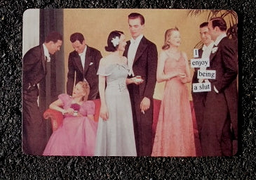 Anne Taintor Postcard with Magnet 