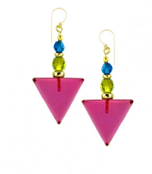 Owen Glass Earrings, #802