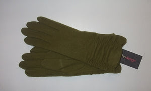 Echo "Ruched Gloves" ~ olive