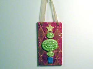 Handmade  ornament Topiary with Star