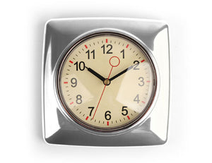 Retro Silver Wall Clock