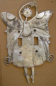 Dancing Fairy dbl switchplate cover, Leandra Drumm (#81)