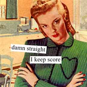 Anne Taintor magnet, damn straight