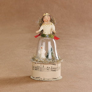 Angel on Cloche container by Nicol Sayre