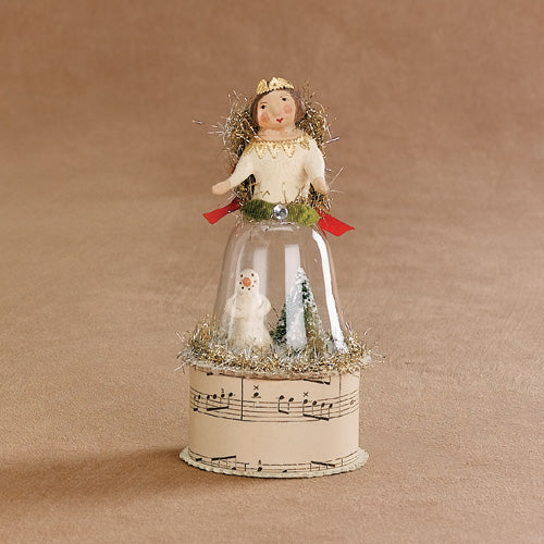 Angel on Cloche container by Nicol Sayre