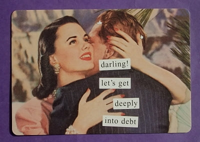 Anne Taintor Postcard with Magnet 